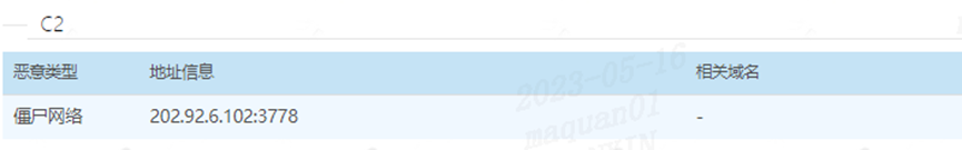 图8 C2地址