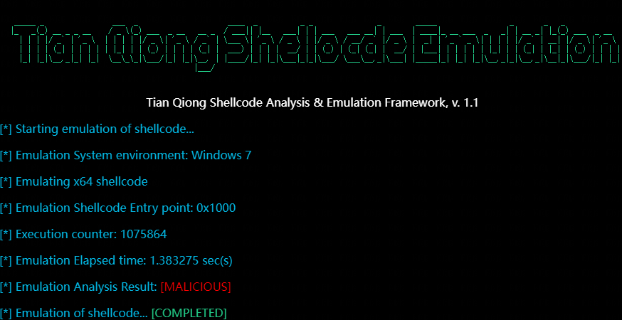 Shellcode 分析报告的基本信息